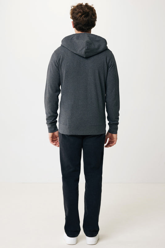 Abisk recycled cotton zip through hoodie - Custom Wood Designs