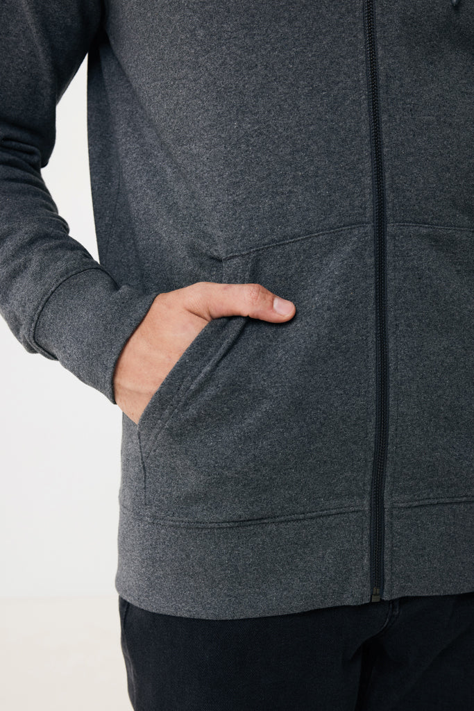Load image into Gallery viewer, Abisk recycled cotton zip through hoodie - Custom Wood Designs
