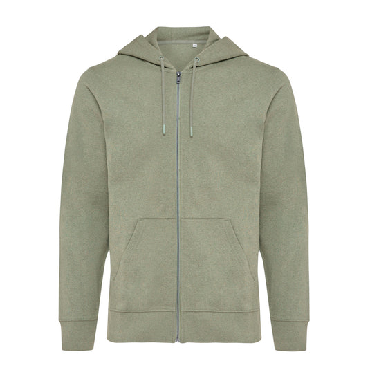 Abisk recycled cotton zip through hoodie - Custom Wood Designs