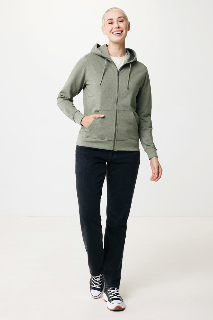 Load image into Gallery viewer, Abisk recycled cotton zip through hoodie - Custom Wood Designs
