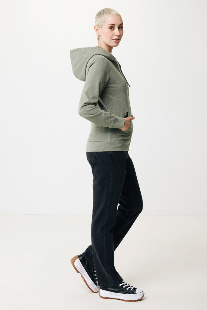 Load image into Gallery viewer, Abisk recycled cotton zip through hoodie - Custom Wood Designs
