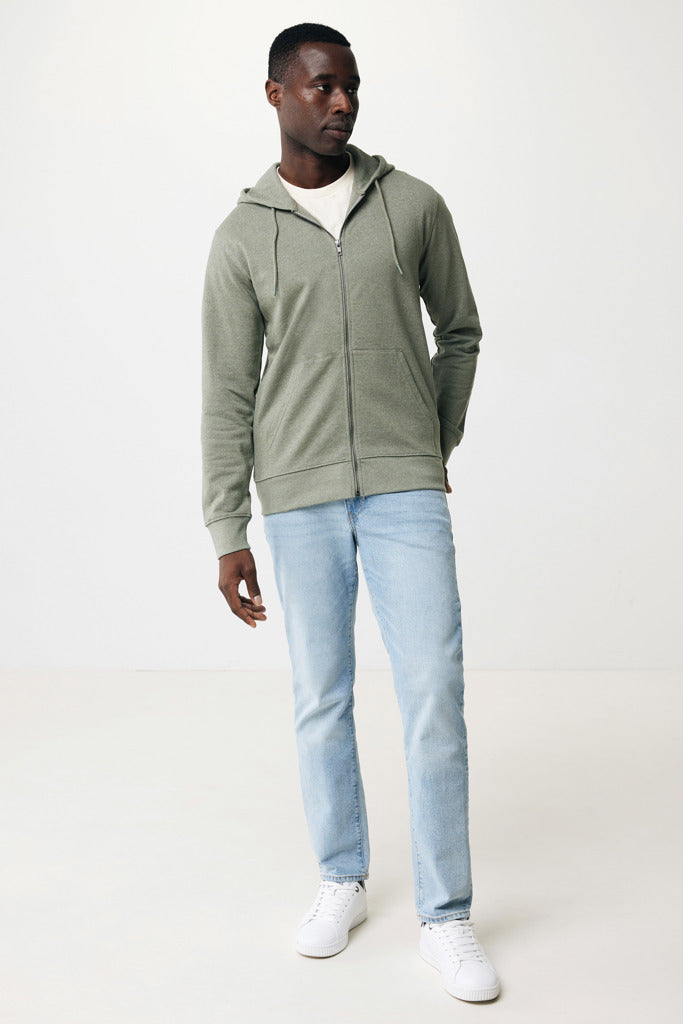 Load image into Gallery viewer, Abisk recycled cotton zip through hoodie - Custom Wood Designs
