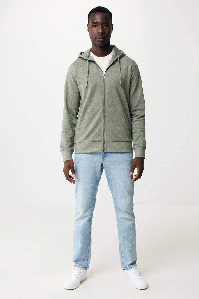 Load image into Gallery viewer, Abisk recycled cotton zip through hoodie - Custom Wood Designs
