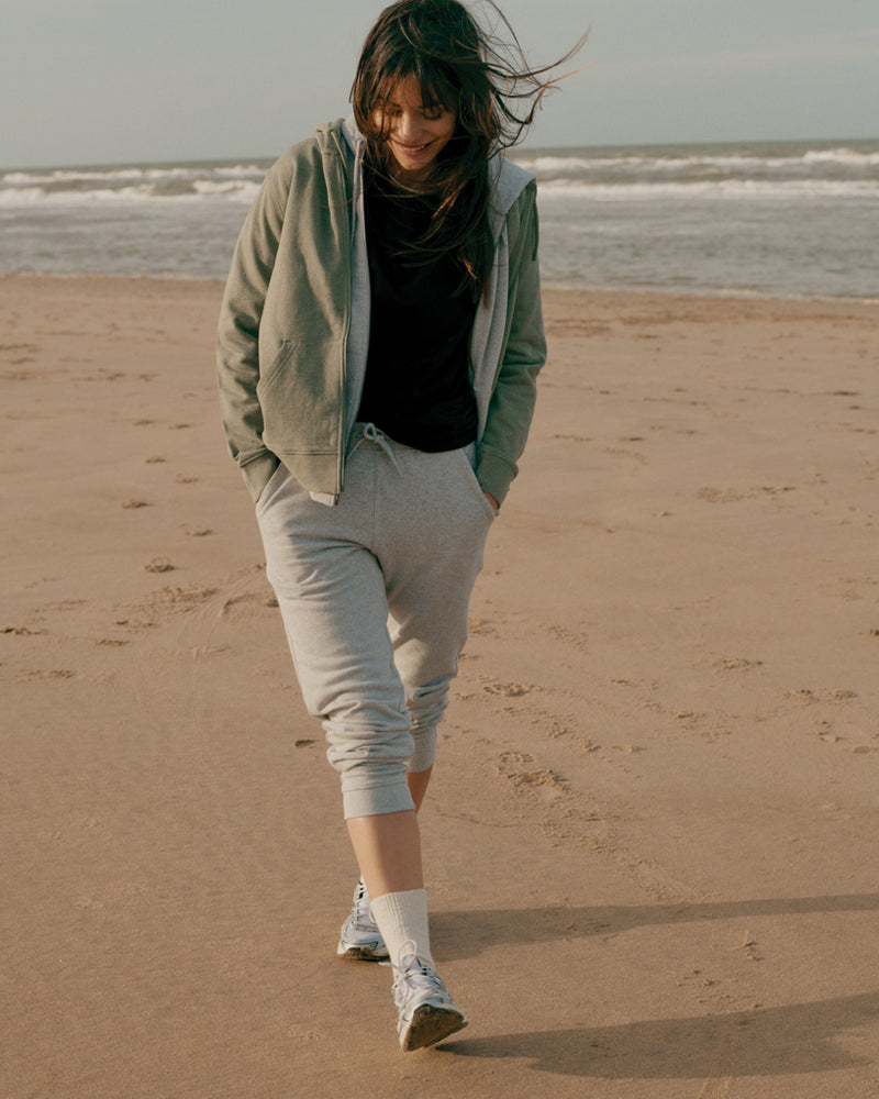 Load image into Gallery viewer, Abisk recycled cotton zip through hoodie - Custom Wood Designs
