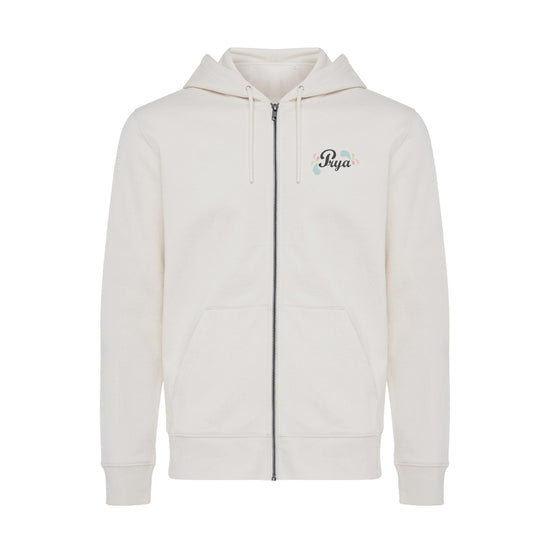 Abisk recycled cotton zip through hoodie - Custom Wood Designs