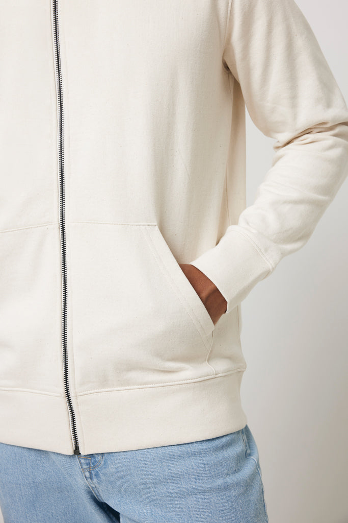 Load image into Gallery viewer, Abisk recycled cotton zip through hoodie - Custom Wood Designs
