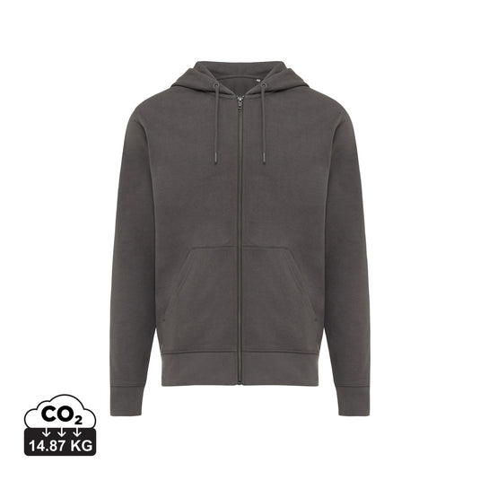 Abisk recycled cotton zip through hoodie - Custom Wood Designs