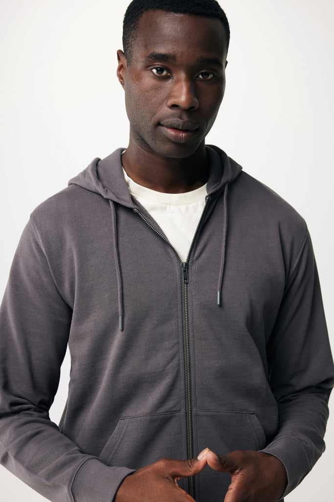 Load image into Gallery viewer, Abisk recycled cotton zip through hoodie - Custom Wood Designs
