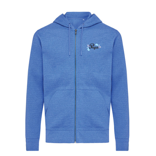 Abisk recycled cotton zip through hoodie - Custom Wood Designs