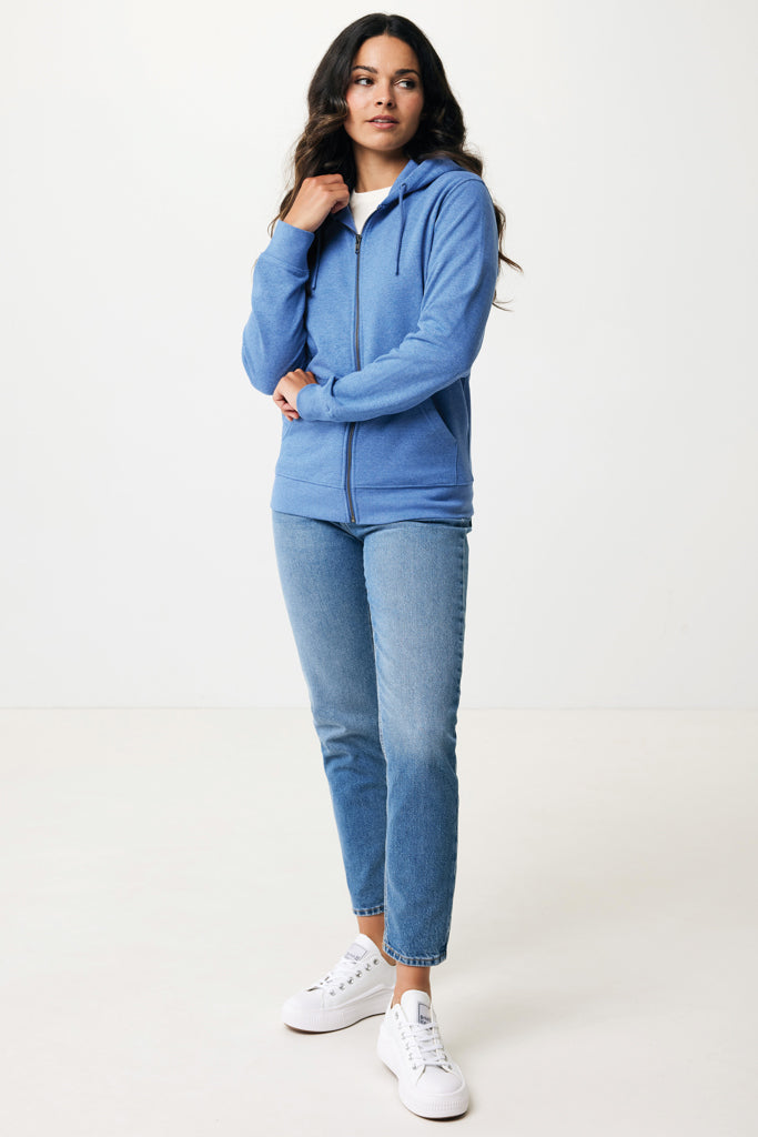 Load image into Gallery viewer, Abisk recycled cotton zip through hoodie - Custom Wood Designs
