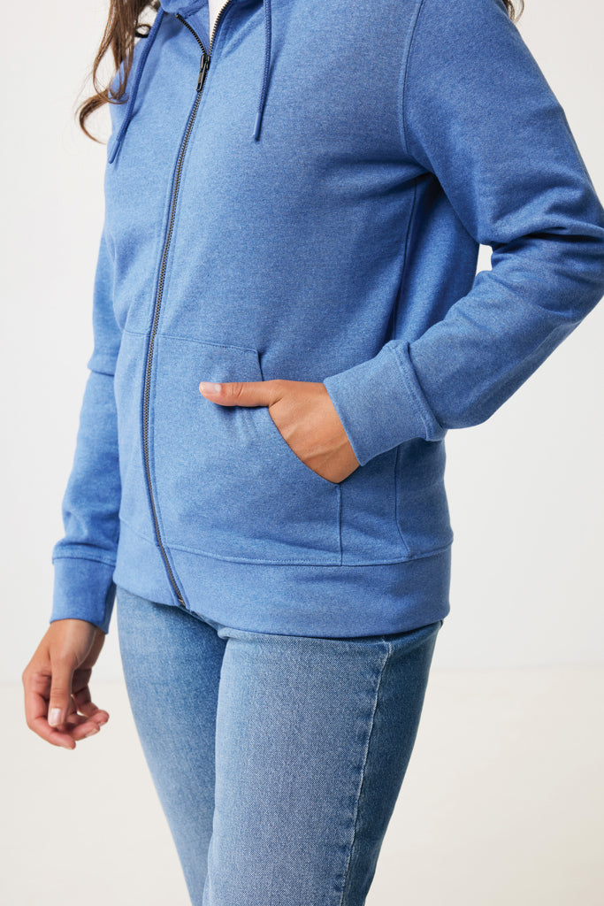 Load image into Gallery viewer, Abisk recycled cotton zip through hoodie - Custom Wood Designs
