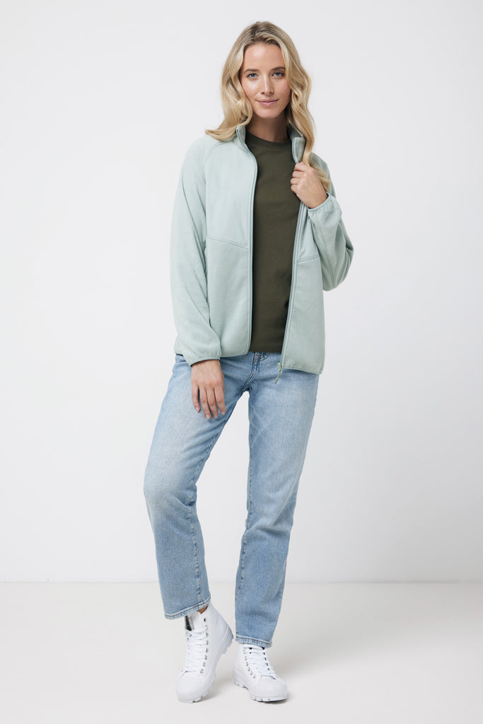 Load image into Gallery viewer, Talun recycled polyester microfleece zip through - Custom Wood Designs
