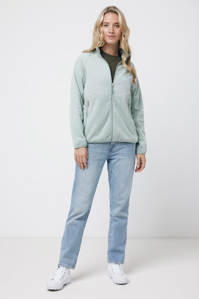 Load image into Gallery viewer, Talun recycled polyester microfleece zip through - Custom Wood Designs
