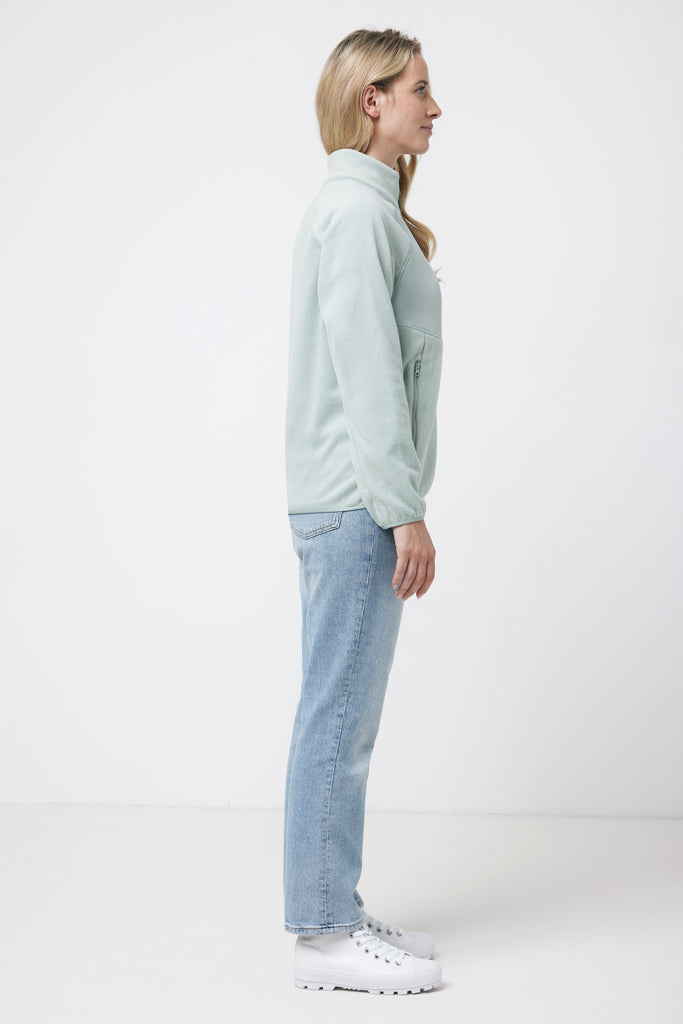 Load image into Gallery viewer, Talun recycled polyester microfleece zip through - Custom Wood Designs
