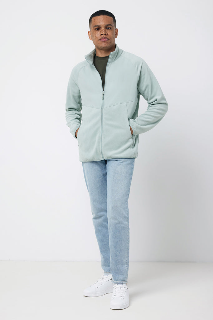 Load image into Gallery viewer, Talun recycled polyester microfleece zip through - Custom Wood Designs
