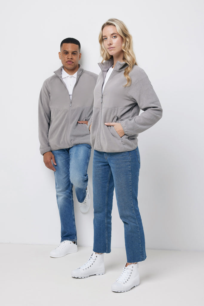 Load image into Gallery viewer, Talun recycled polyester microfleece zip through - Custom Wood Designs
