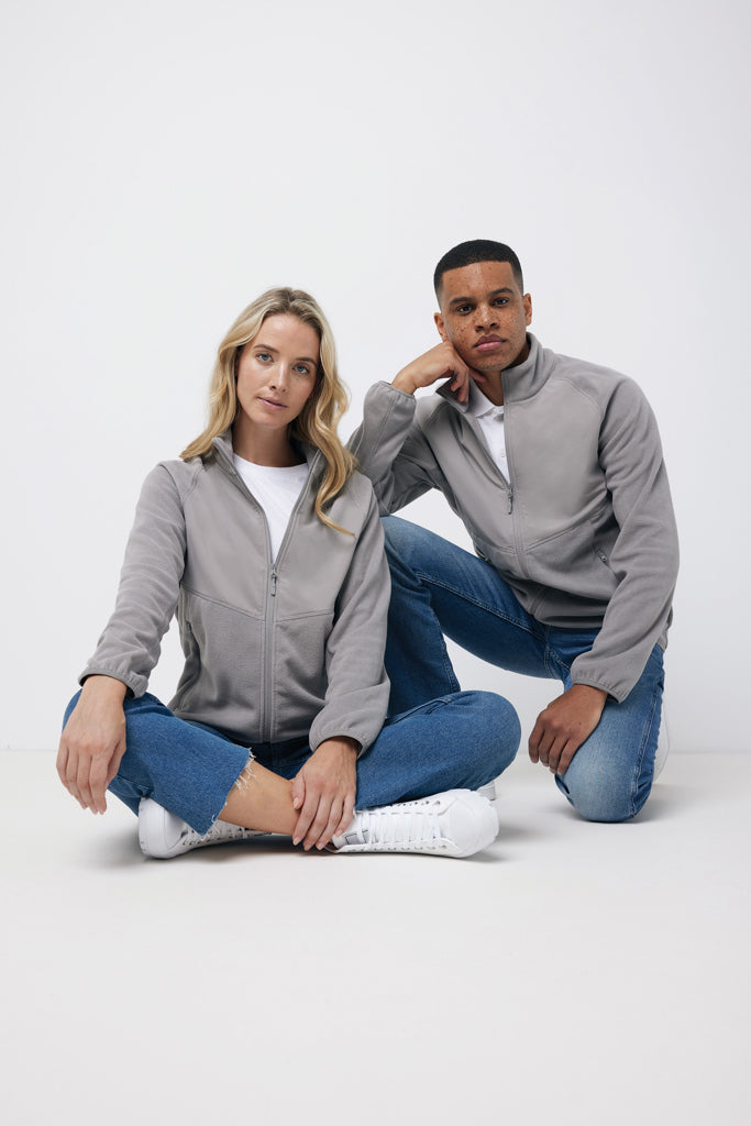 Load image into Gallery viewer, Talun recycled polyester microfleece zip through - Custom Wood Designs
