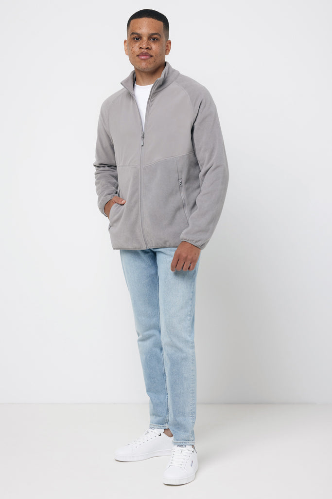 Load image into Gallery viewer, Talun recycled polyester microfleece zip through - Custom Wood Designs

