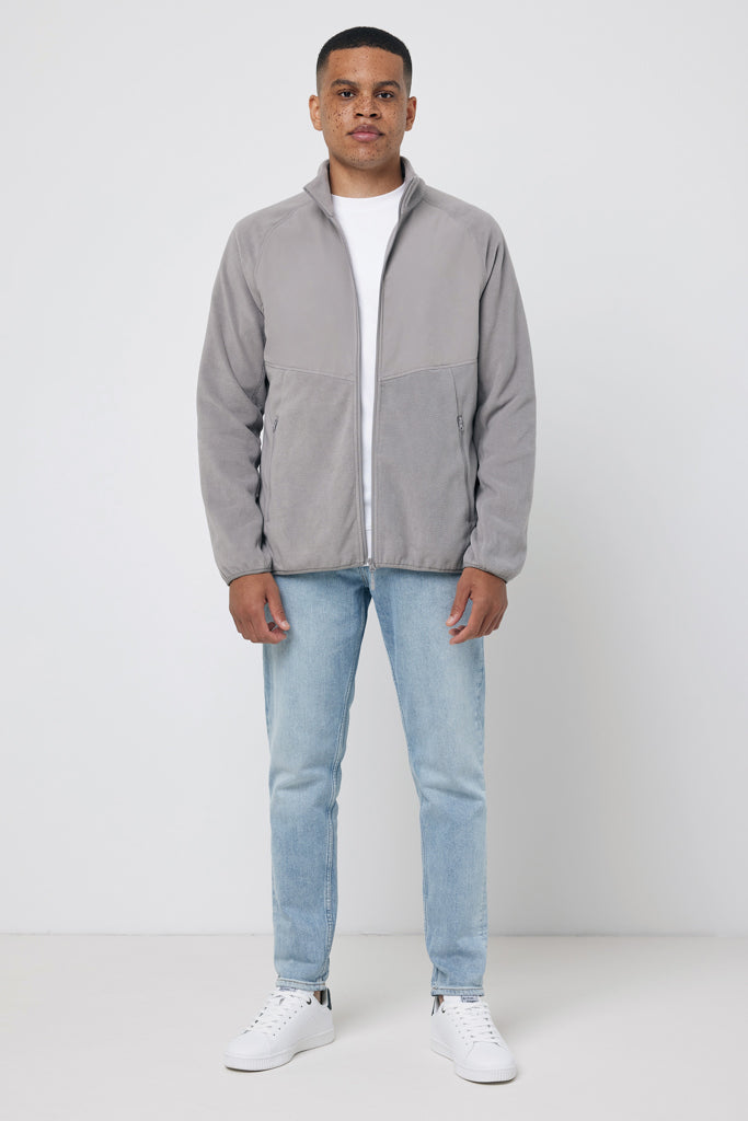 Load image into Gallery viewer, Talun recycled polyester microfleece zip through - Custom Wood Designs
