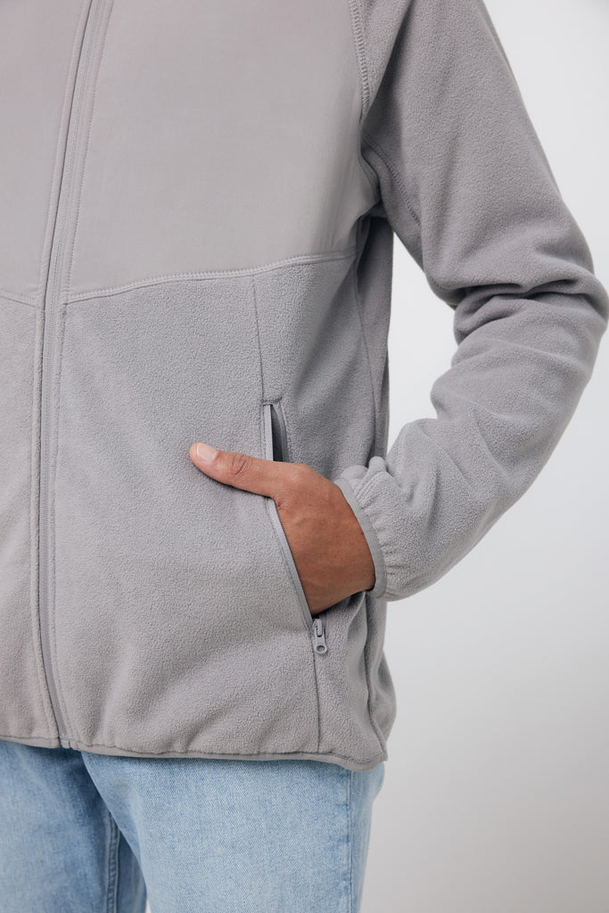 Load image into Gallery viewer, Talun recycled polyester microfleece zip through - Custom Wood Designs
