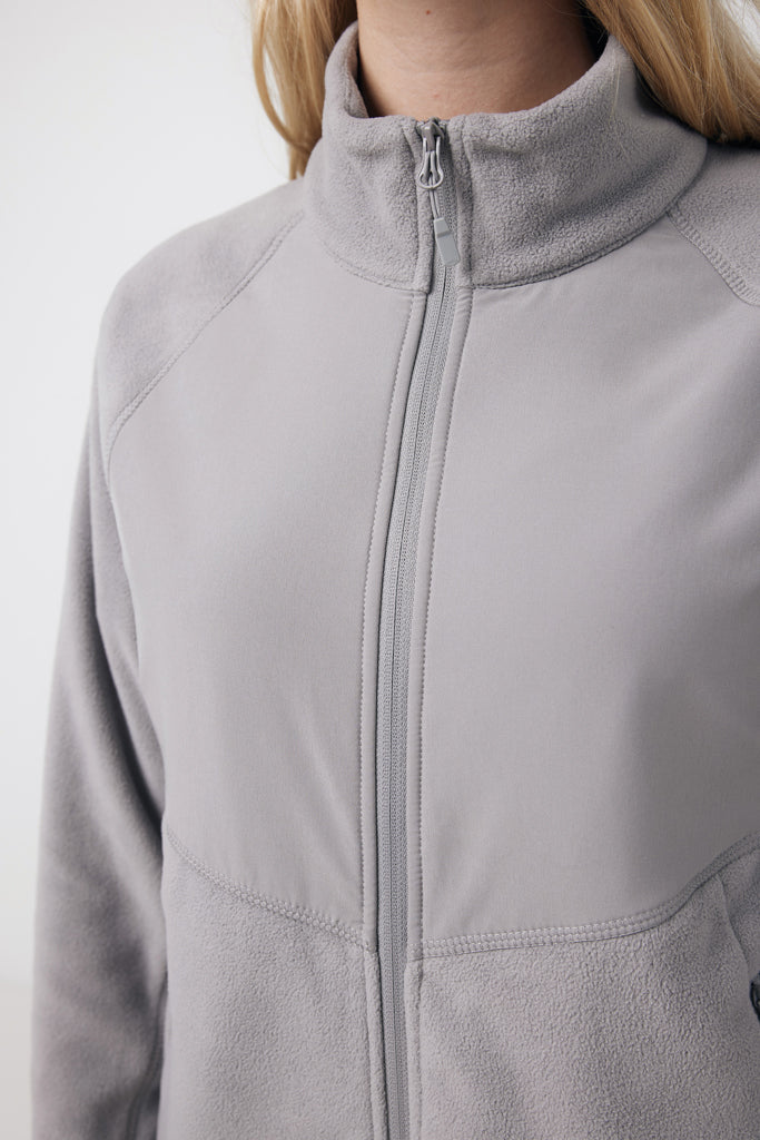 Load image into Gallery viewer, Talun recycled polyester microfleece zip through - Custom Wood Designs
