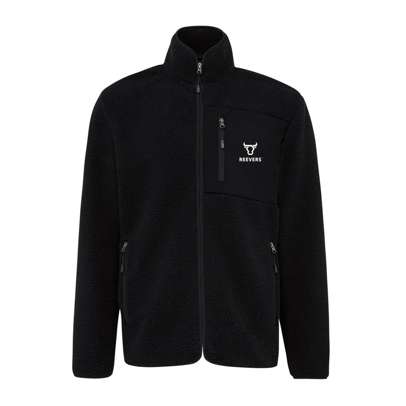 Load image into Gallery viewer, Recycled polyester pile fleece jacket - Custom Wood Designs
