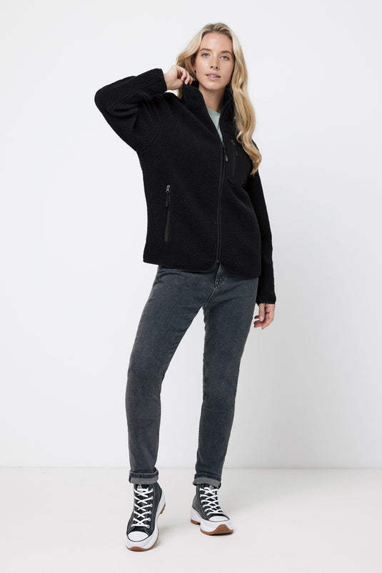 Recycled polyester pile fleece jacket - Custom Wood Designs