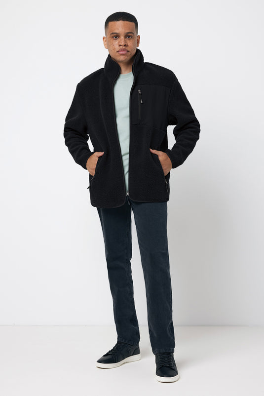 Recycled polyester pile fleece jacket - Custom Wood Designs