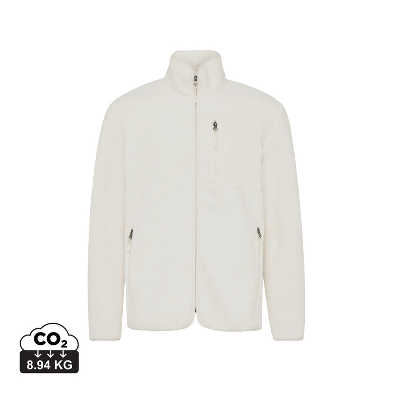 Load image into Gallery viewer, Recycled polyester pile fleece jacket - Custom Wood Designs
