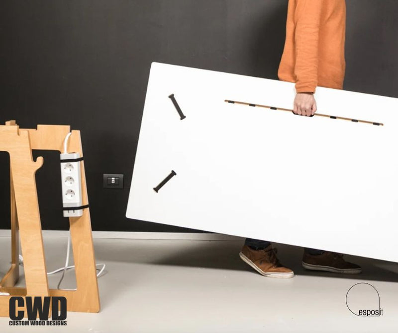 Load image into Gallery viewer, Scrivania White Large Exclusive - Custom Wood Designs
