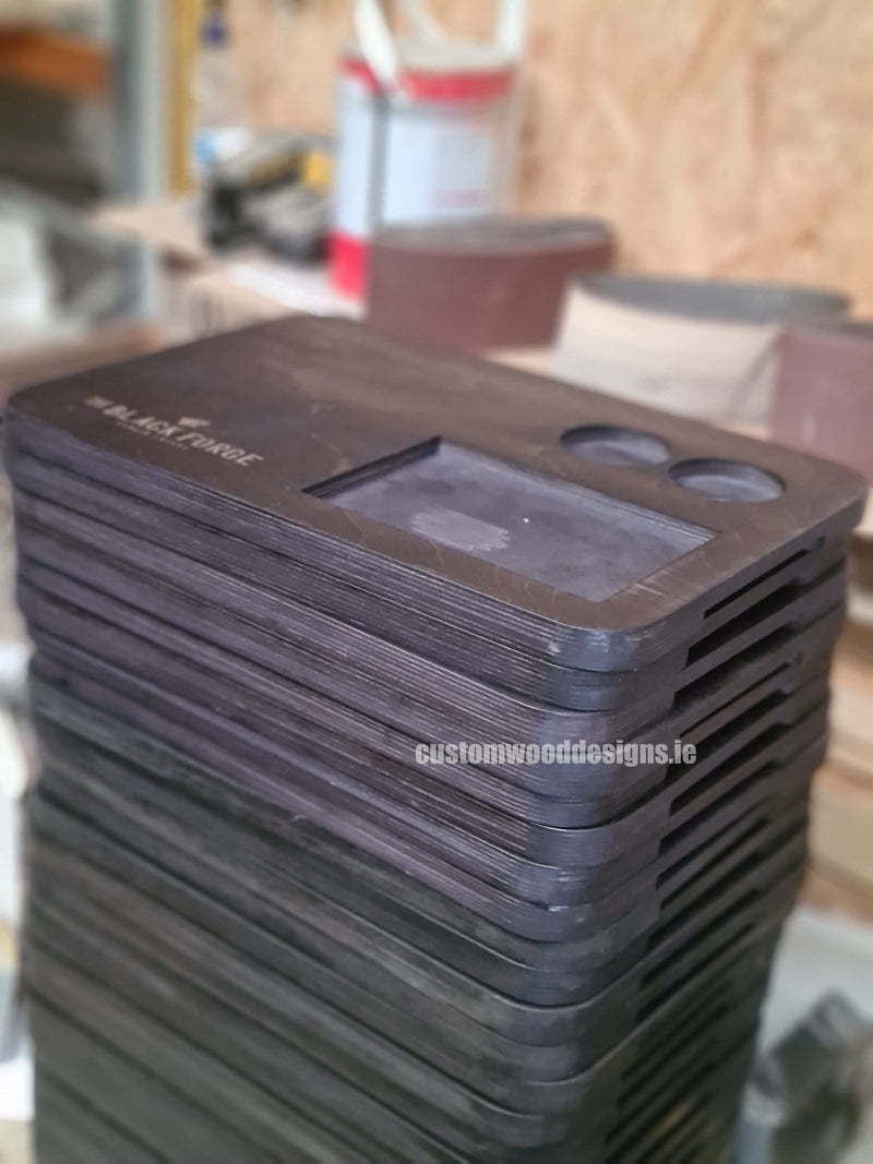 Load image into Gallery viewer, Custom-Made Steak &amp; Sizzle Boards Food boards Custom Wood Designs Food Boards TheBlackForgeInnSteakonthestoneBoardCustomWoodDesignsDublinBrandedfoodserviceboards_10_22f8b017-7fd5-4ae9-91cf-2ad527075262
