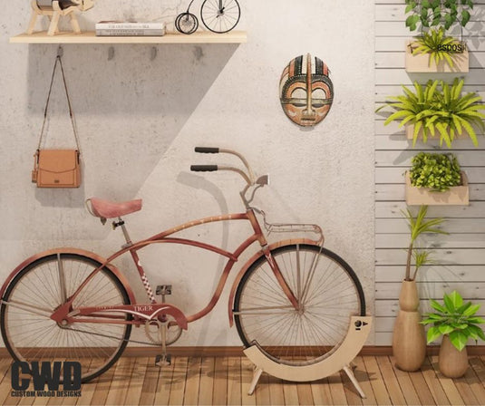 TORI Adjustable Bike Rack - Custom Wood Designs