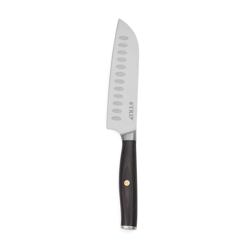 Load image into Gallery viewer, Tara steel santoku knife - Custom Wood Designs
