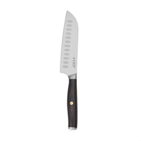 Tara steel santoku knife - Custom Wood Designs