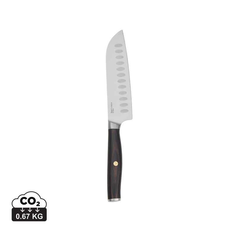 Load image into Gallery viewer, Tara steel santoku knife - Custom Wood Designs
