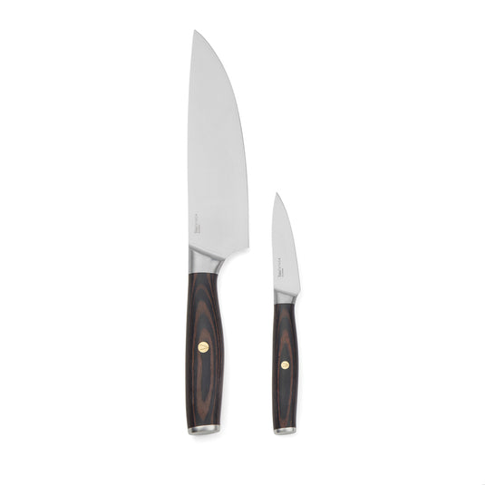 Tara steel chef's set - Custom Wood Designs