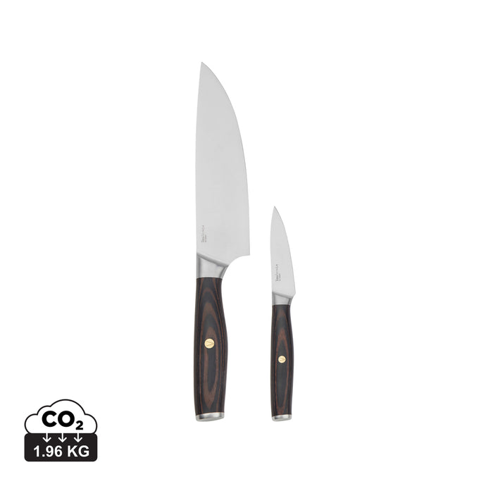 Tara steel chef's set - Custom Wood Designs