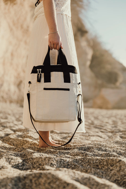 Volonn recycled canvas cooler tote bag - Custom Wood Designs