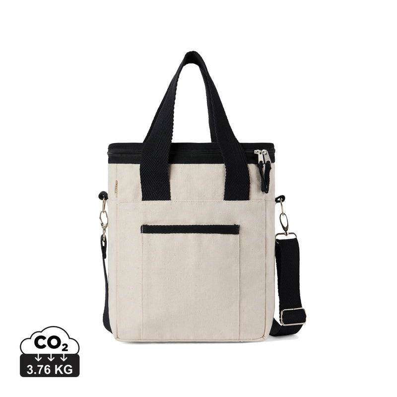 Load image into Gallery viewer, Volonn recycled canvas cooler tote bag - Custom Wood Designs
