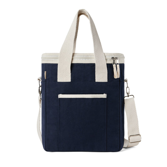 Volonn recycled canvas cooler tote bag - Custom Wood Designs