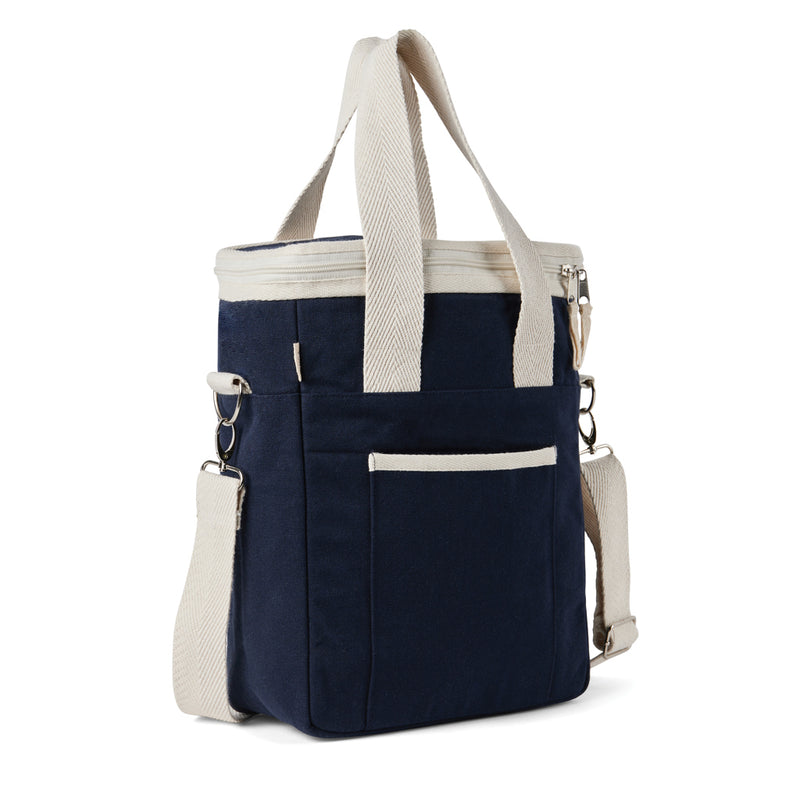 Load image into Gallery viewer, Volonn recycled canvas cooler tote bag - Custom Wood Designs
