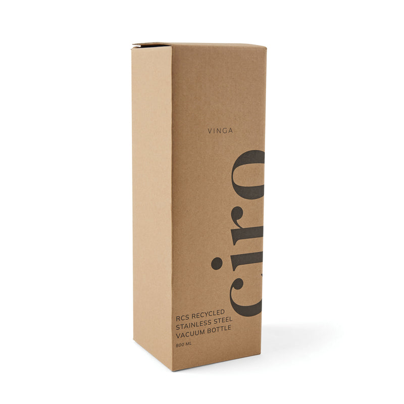 Load image into Gallery viewer, VINGA Ciro RCS recycled vacuum bottle 800ml - Custom Wood Designs
