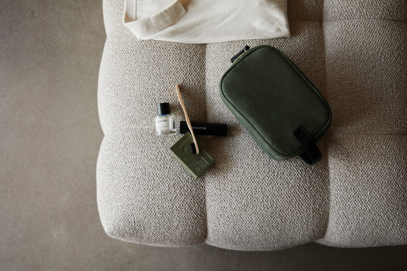 Load image into Gallery viewer, Marlo RCS recycled polyester toiletry bag - Custom Wood Designs
