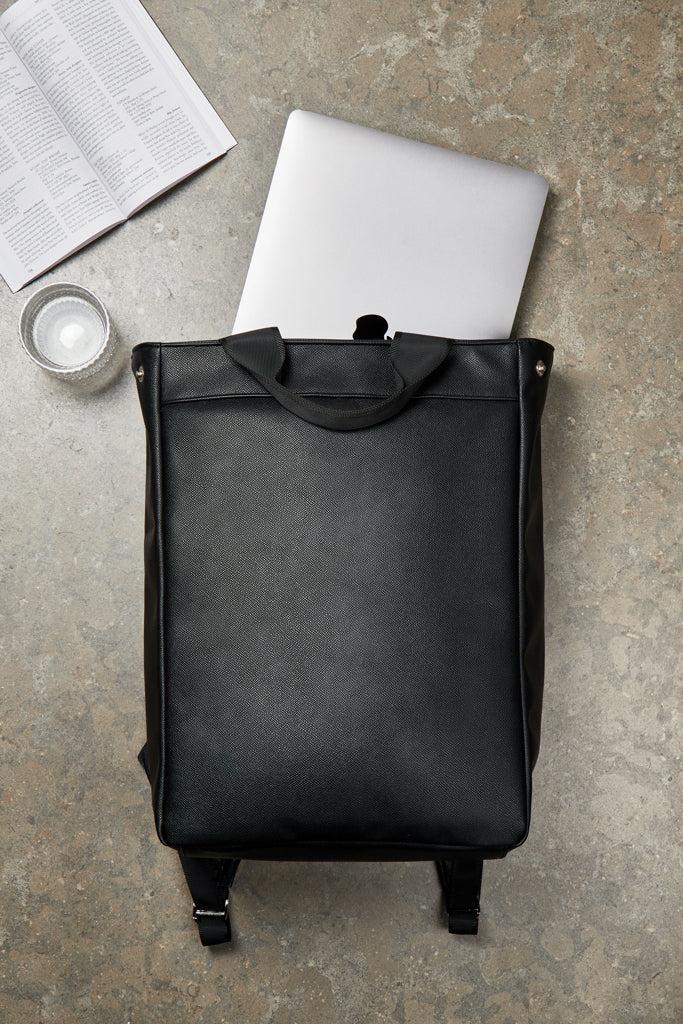 Load image into Gallery viewer, Bermon RCS recycled PU backpack - Custom Wood Designs
