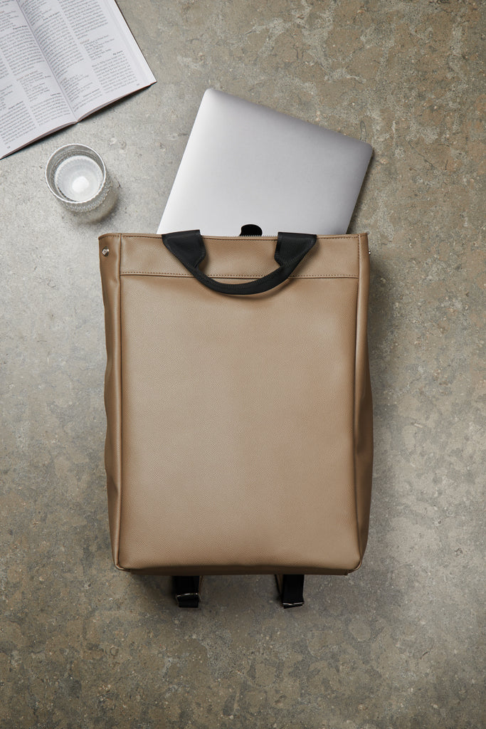 Load image into Gallery viewer, Bermon RCS recycled PU backpack - Custom Wood Designs
