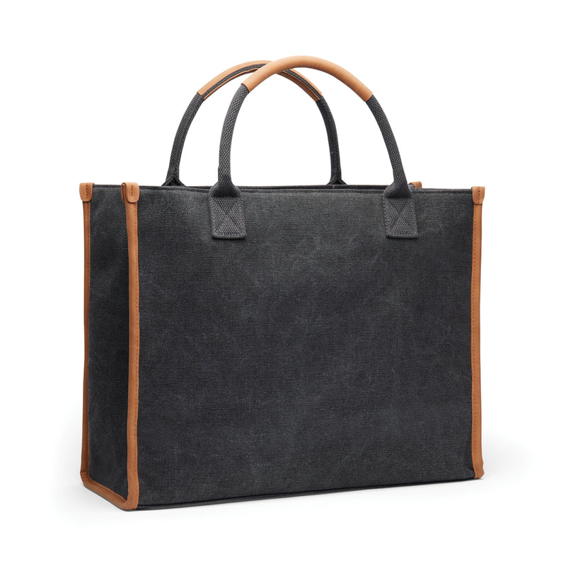 Load image into Gallery viewer, Bosler RCS recycled canvas office tote - Custom Wood Designs
