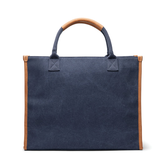 Bosler RCS recycled canvas office tote - Custom Wood Designs