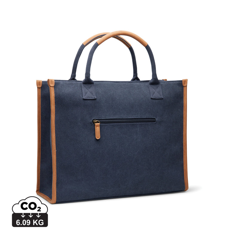 Load image into Gallery viewer, Bosler RCS recycled canvas office tote - Custom Wood Designs
