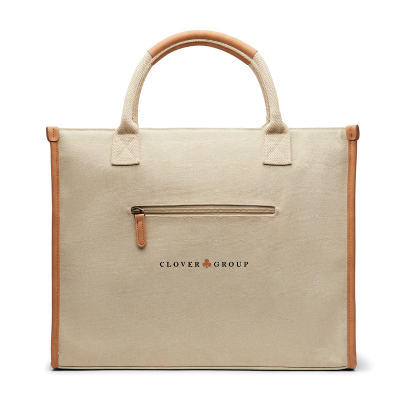 Load image into Gallery viewer, Bosler RCS recycled canvas office tote - Custom Wood Designs
