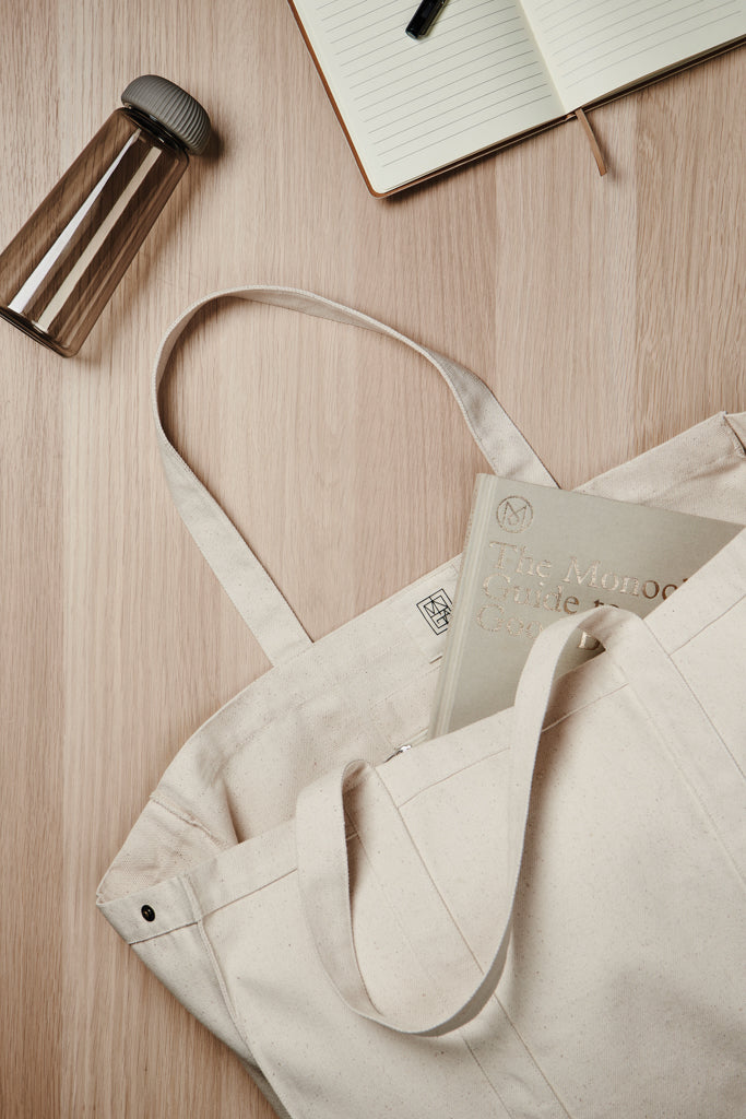 Load image into Gallery viewer, Hil AWARE™ recycled canvas maxi tote bag - Custom Wood Designs

